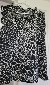 NWOT Animal print blouse
